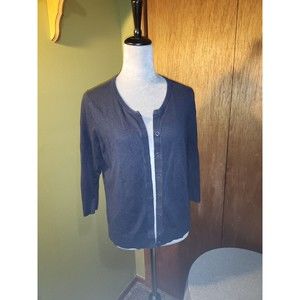 Gap Lightweight Dark Blue Cardigan Size L